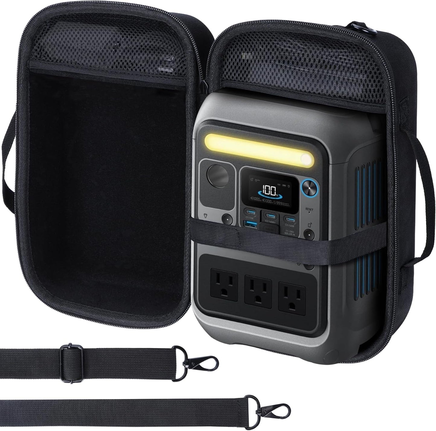 Lebakort Hard Case for Anker SOLIX C300 - Protection On-the-Go