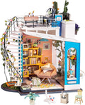 Rolife DIY Miniature House Kit Dora's Rooftop - Detailed Buildable