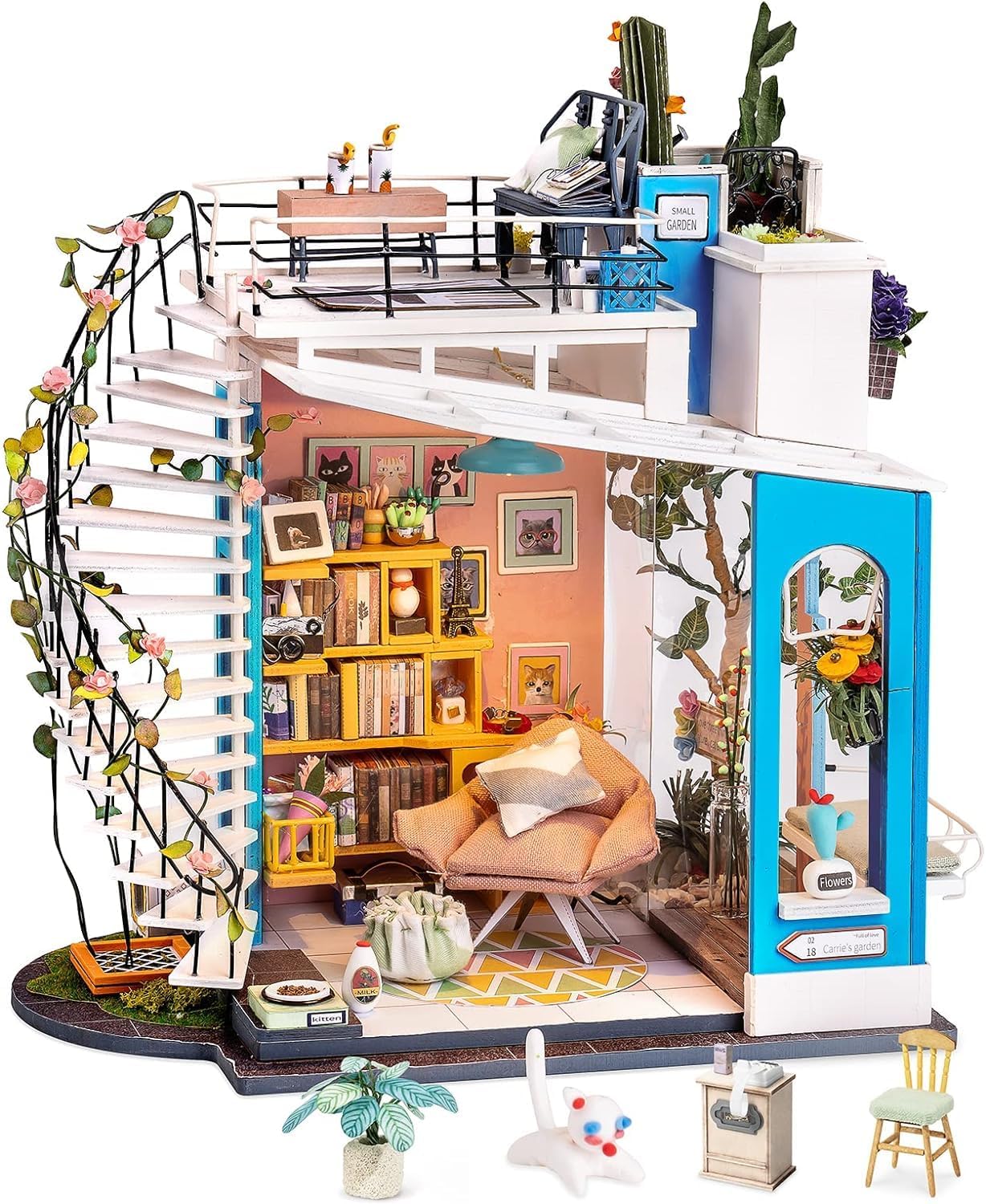 Rolife DIY Miniature House Kit for Creative Home Decor Fun