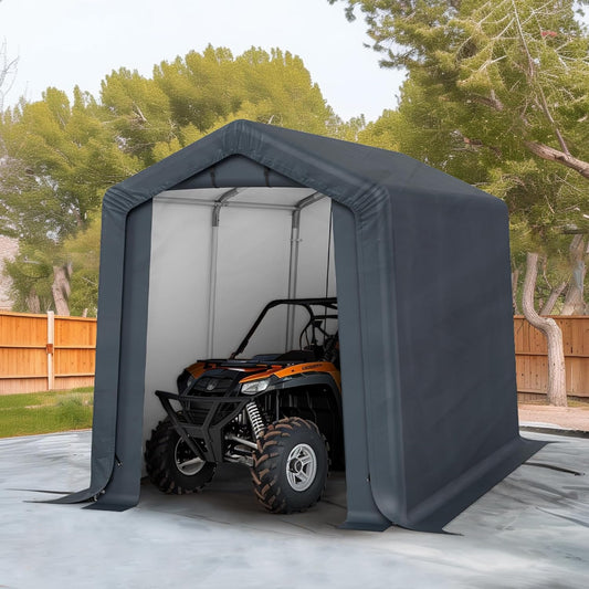 HERA'S PALACE 6x10ft Heavy Duty Storage Shed for Outdoor Use