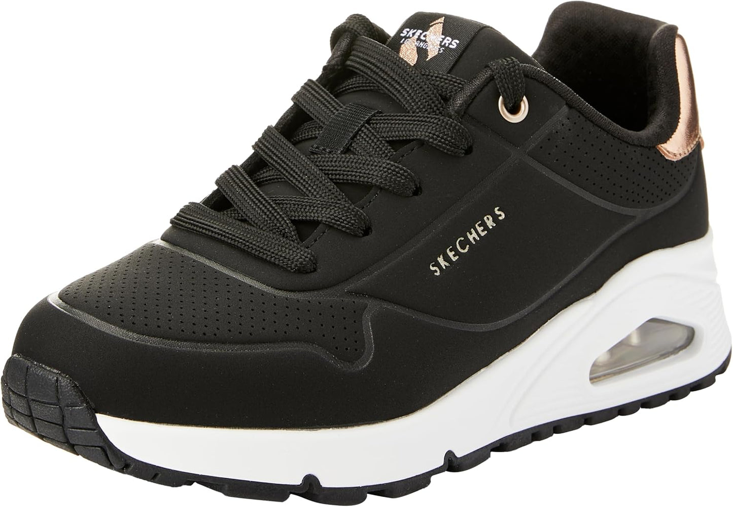 Skechers Unisex-Child Uno Gen1 Shimmer Away Fashion Sneakers