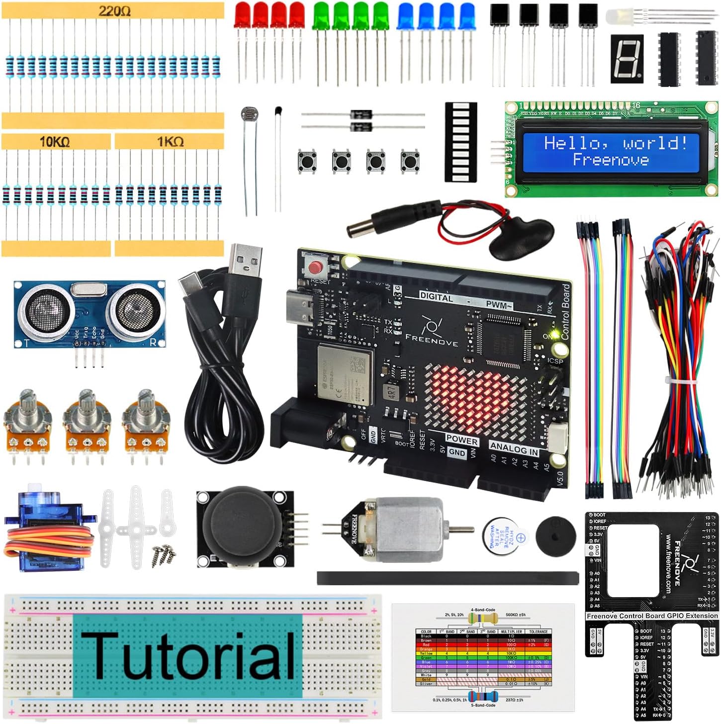 Freenove Super Starter Kit with Arm Cortex-M4 Microcontroller