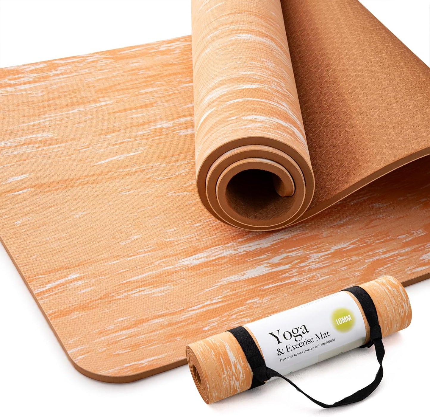 UMINEUX Extra Thick Yoga Mat for Eco-Friendly Home Workouts