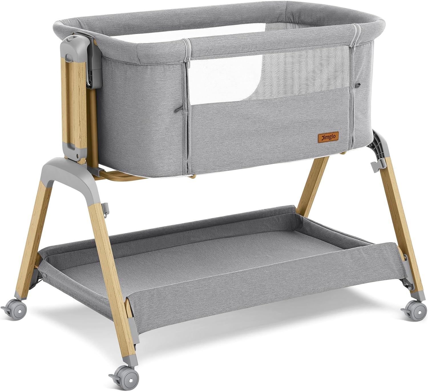 3 in 1 Baby Bassinet with Comfy Mattress and Adjustable Height