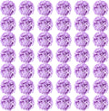 64pcs Purple Artificial Hydrangea Flowers for Home Decor