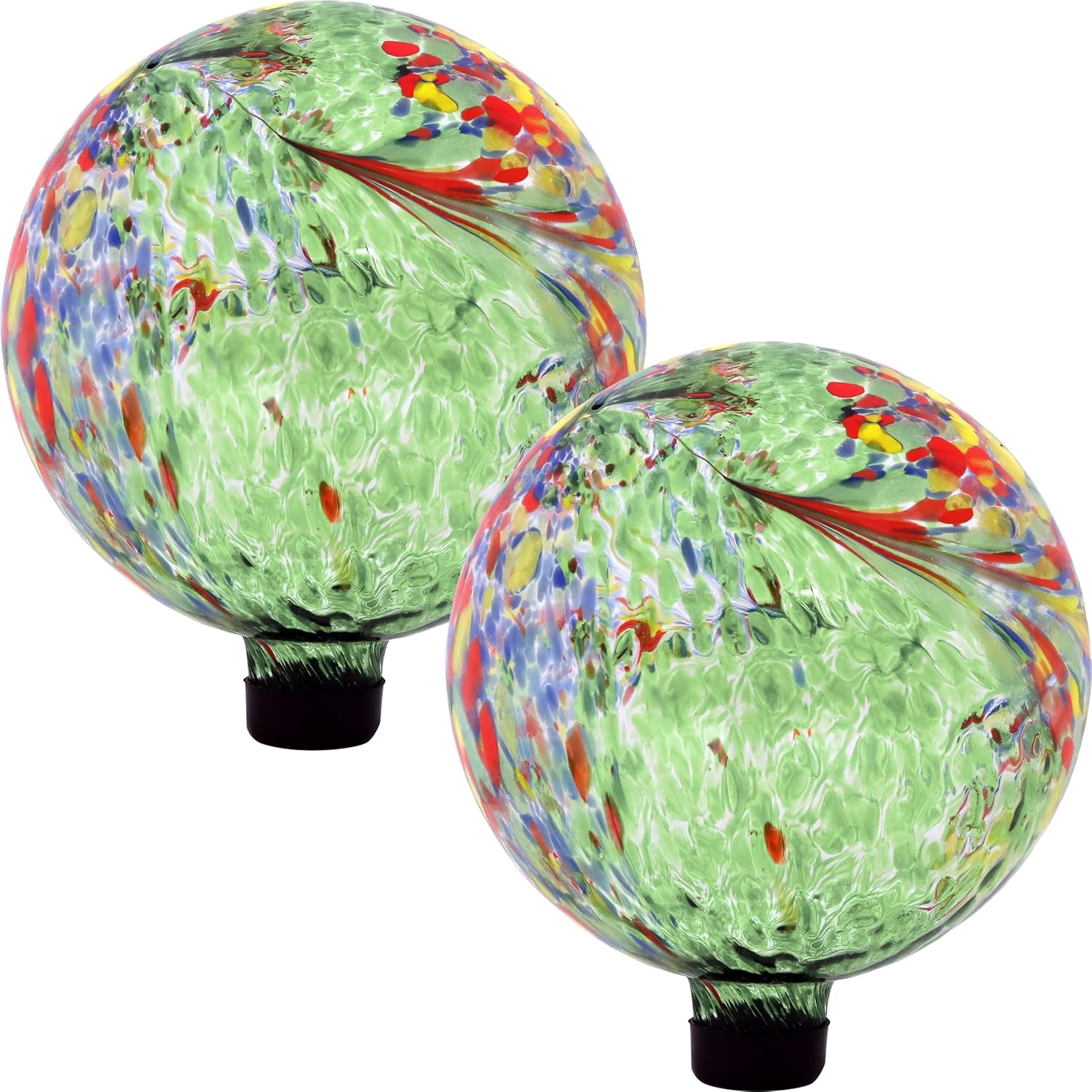 Sunnydaze 10-Inch Gazing Ball Set for Stunning Garden Decor