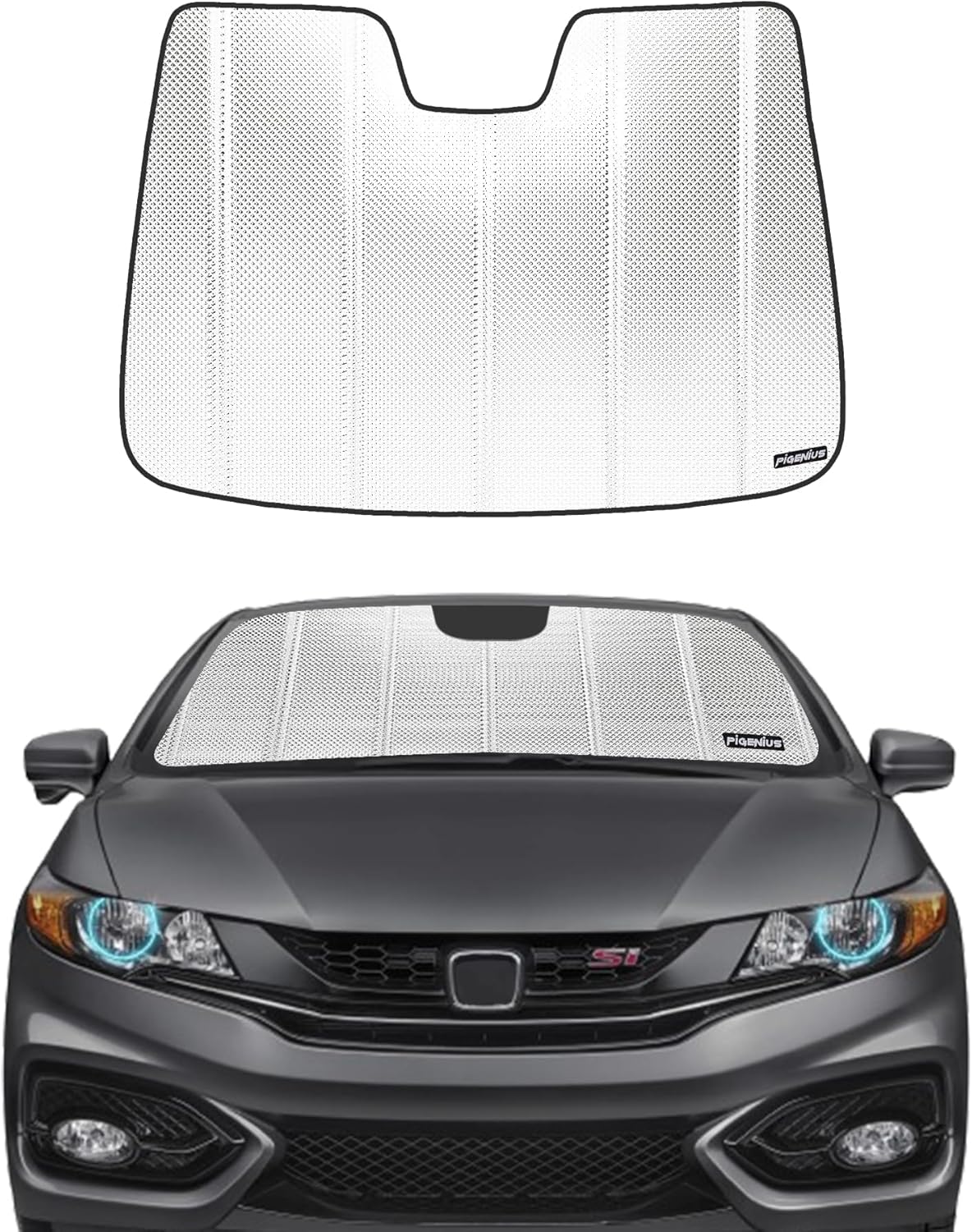 Windshield Sun Shade for Honda Civic Sedan 2012-2015 - BLAZBLOCK