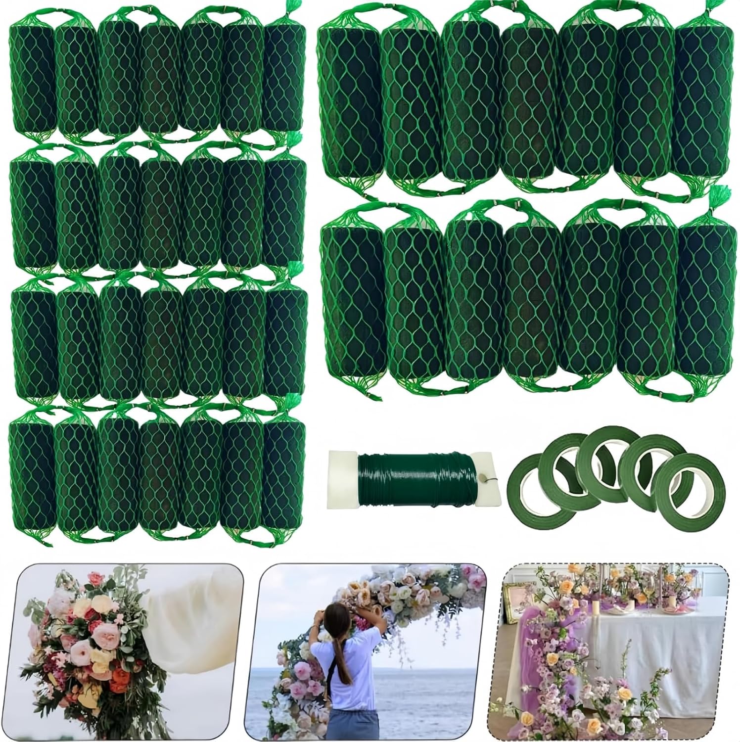 42PCS Floral Foam Garland for Fresh Flowers and Decor