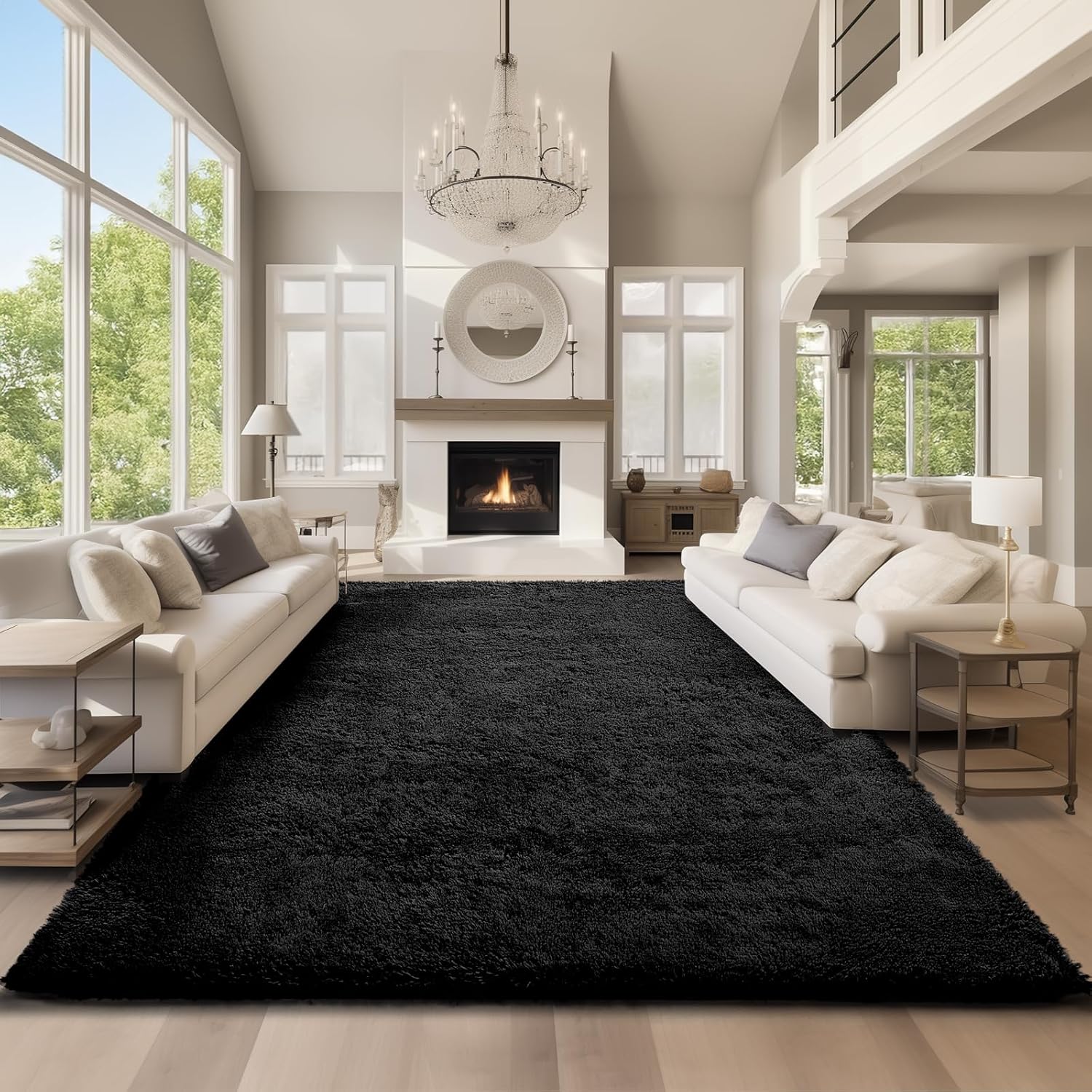 Ophanie Area Rugs 9x12 Living Room Soft Shag Carpet for Kids