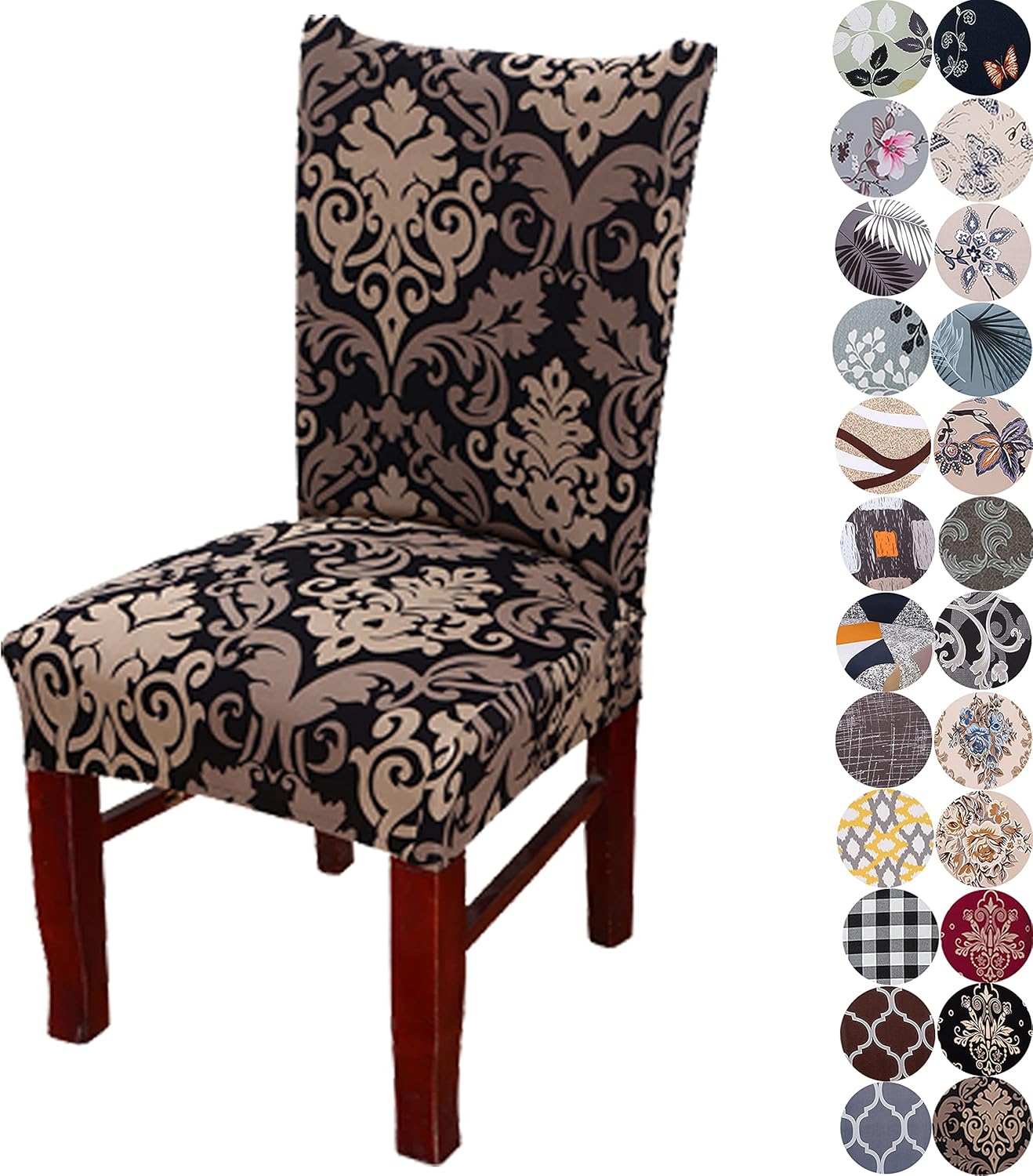 Stretchy Parson Chair Slipcovers for Dining Room Protection