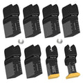 100PCS Oscillating Saw Blades - Titanium Multi Tool Blades Kit