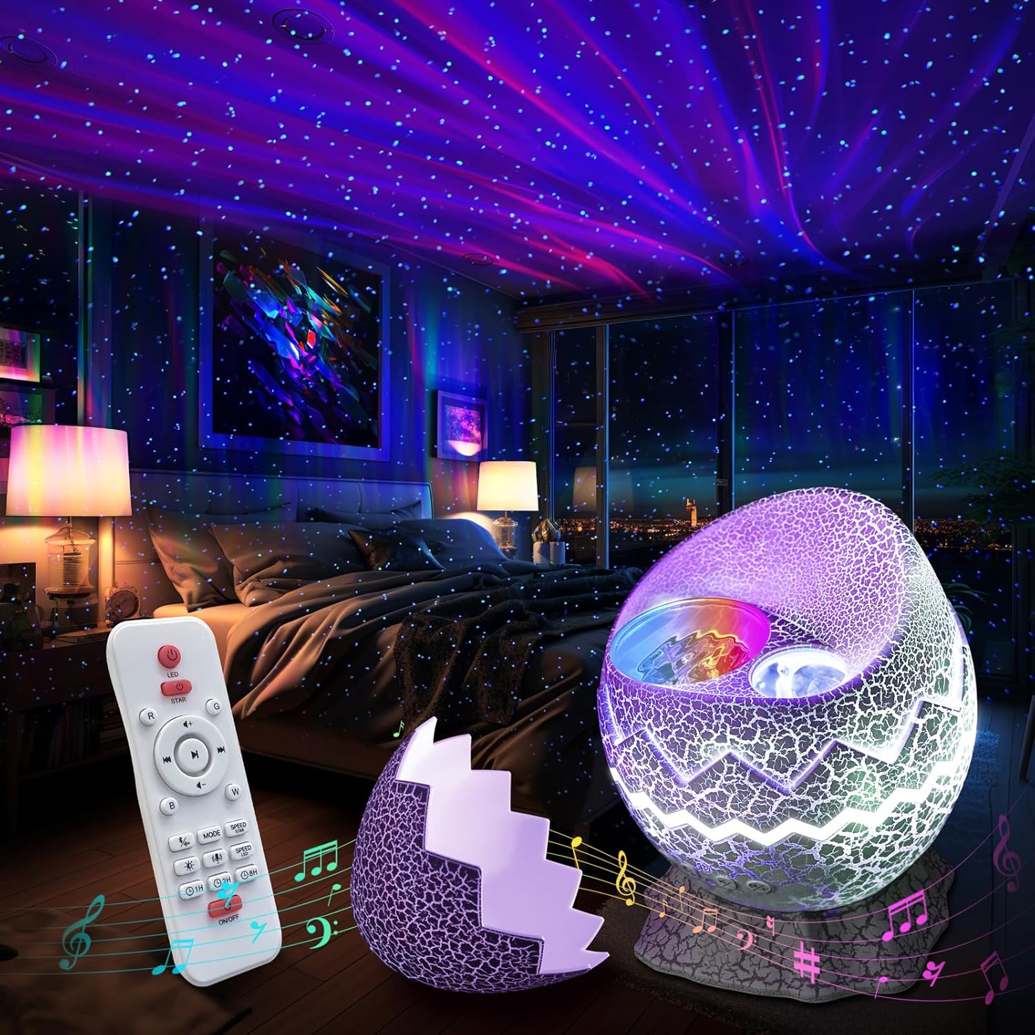 Rossetta Galaxy Projector: Transform Your Space