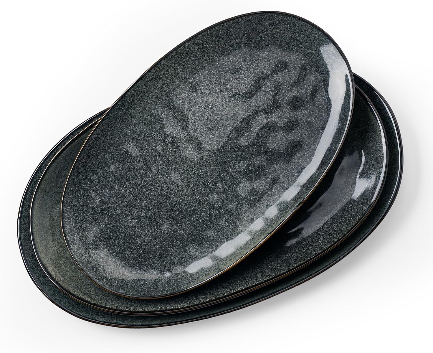 Famiware Serving Platter Set - Elegant Oval Dishes for Entertaining
