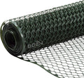 Plastic Hex Chicken Wire Mesh Temporary Fence Roll - 4 ft x 50 ft