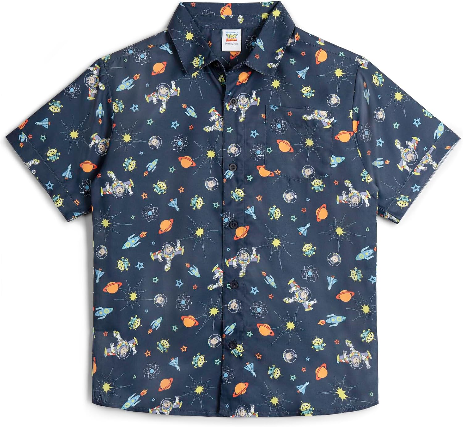 Disney Toy Story Button Down Shirt for Kids - Fun and Stylish
