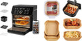 COSORI Air Fryer Toaster Oven Combo, 10 Qt Family Size - Fast 14-in-1