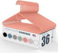 Neaties Heavy Duty Clothes Hangers 36 Pack - Sturdy, Snag-Free Closet
