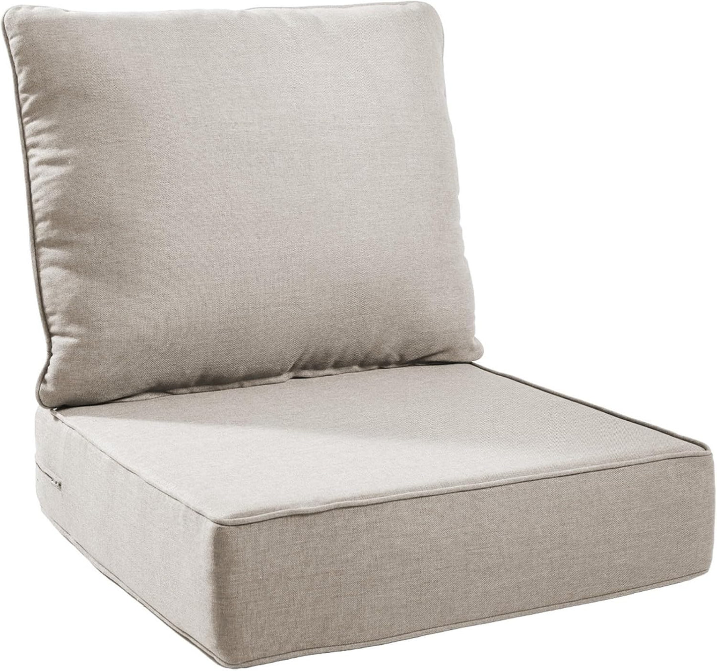 6-Inch Thick Outdoor Chair Cushions for Patio Furniture Comfort