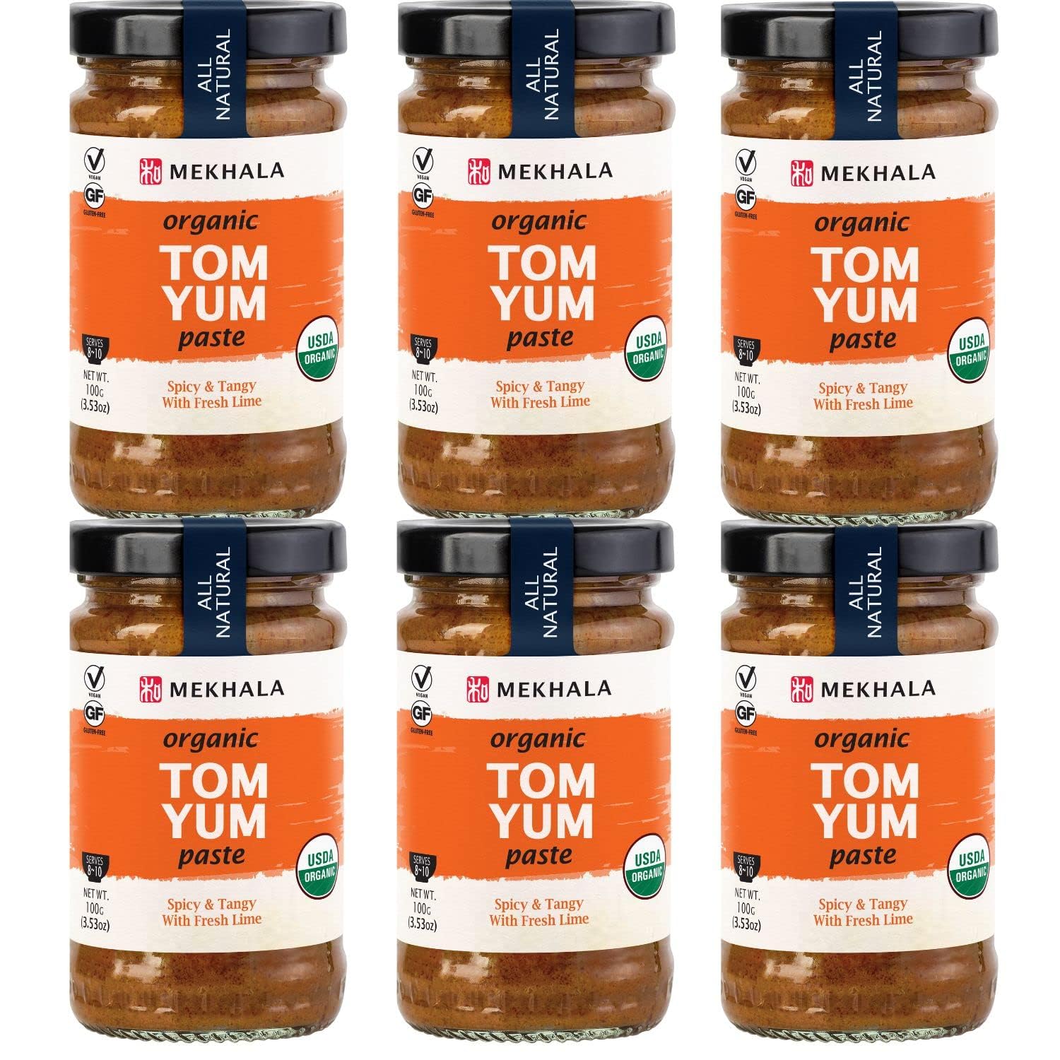 Mekhala Organic Thai Tom Yum Paste - Vegan, Gluten-Free Delight