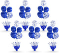 Royal Blue Table Balloon Centerpiece Kit - Reusable 6-Set for Parties