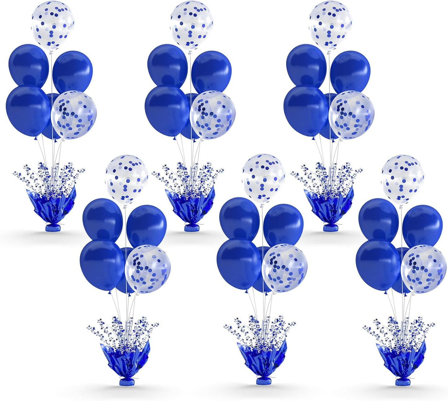 Royal Blue Table Balloon Centerpiece Kit for Parties and Events