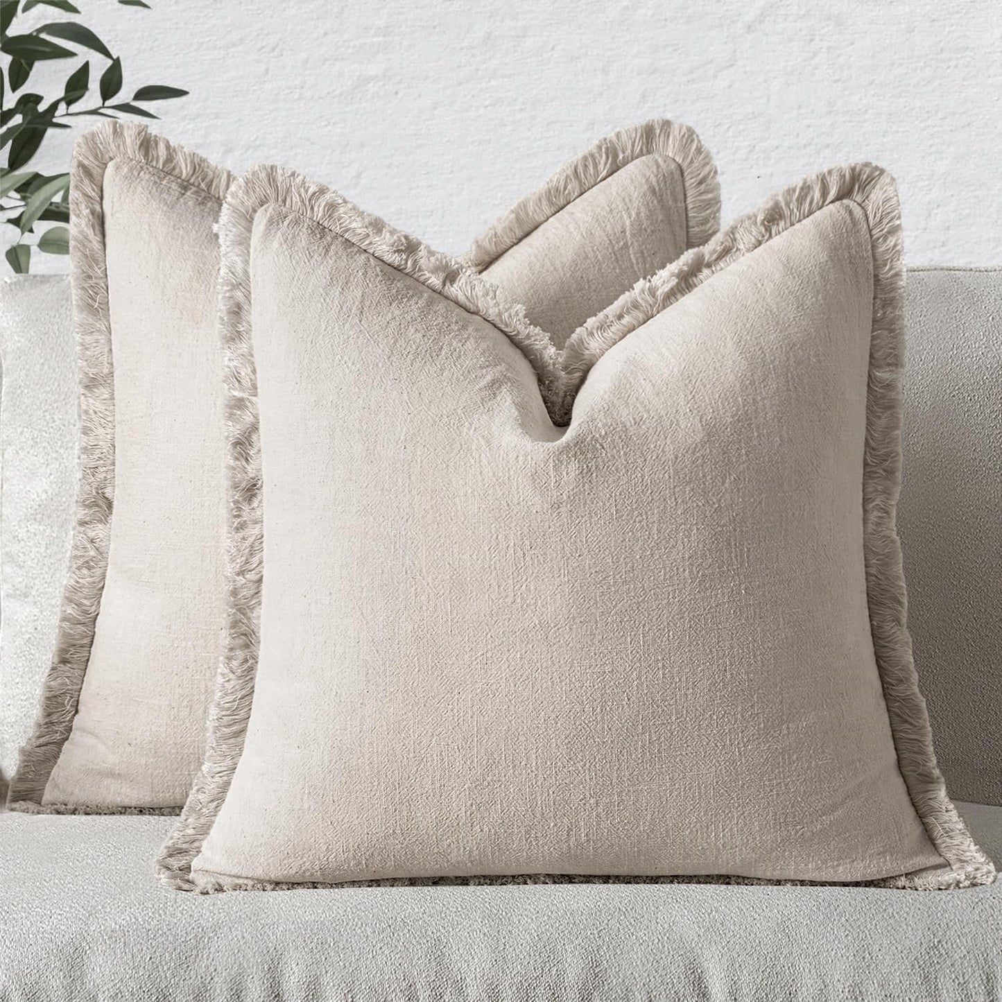 MIULEE Christmas Decorative Throw Pillow Covers for Cozy Decor