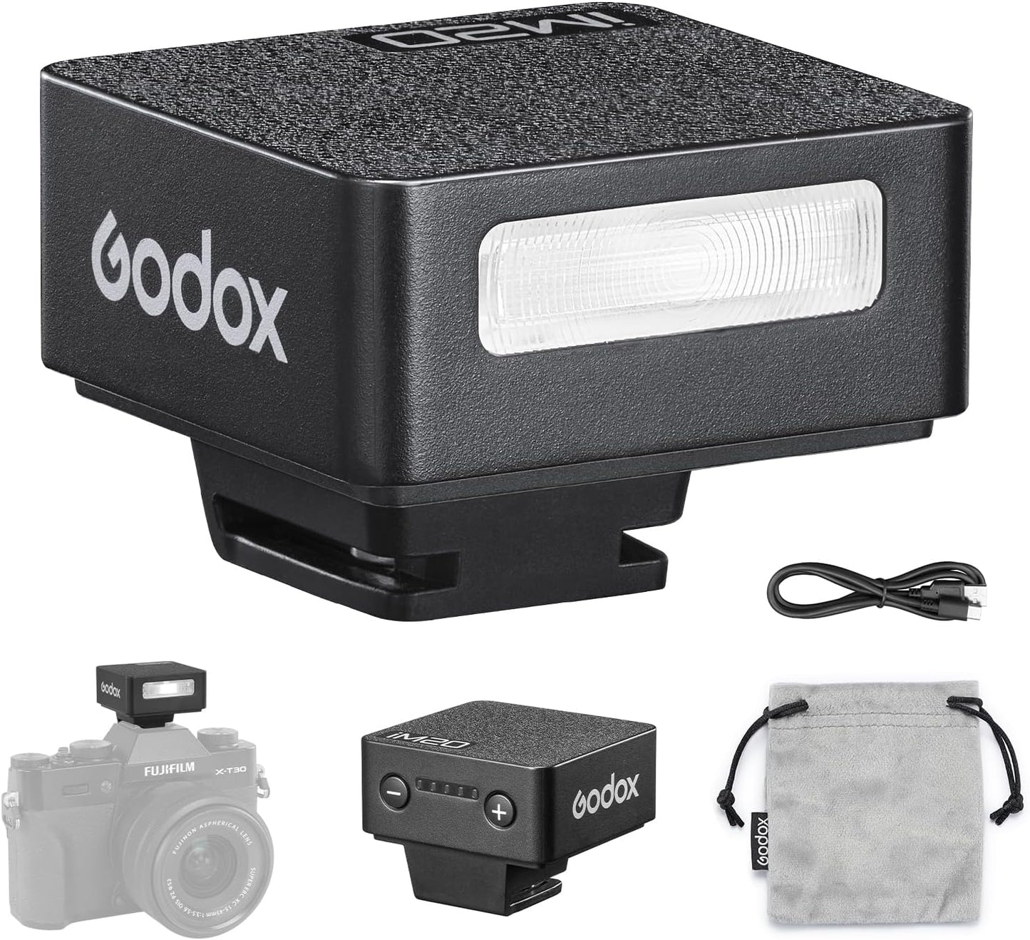 Godox iM20 Mini Flash for Camera with 5 Power Levels and More