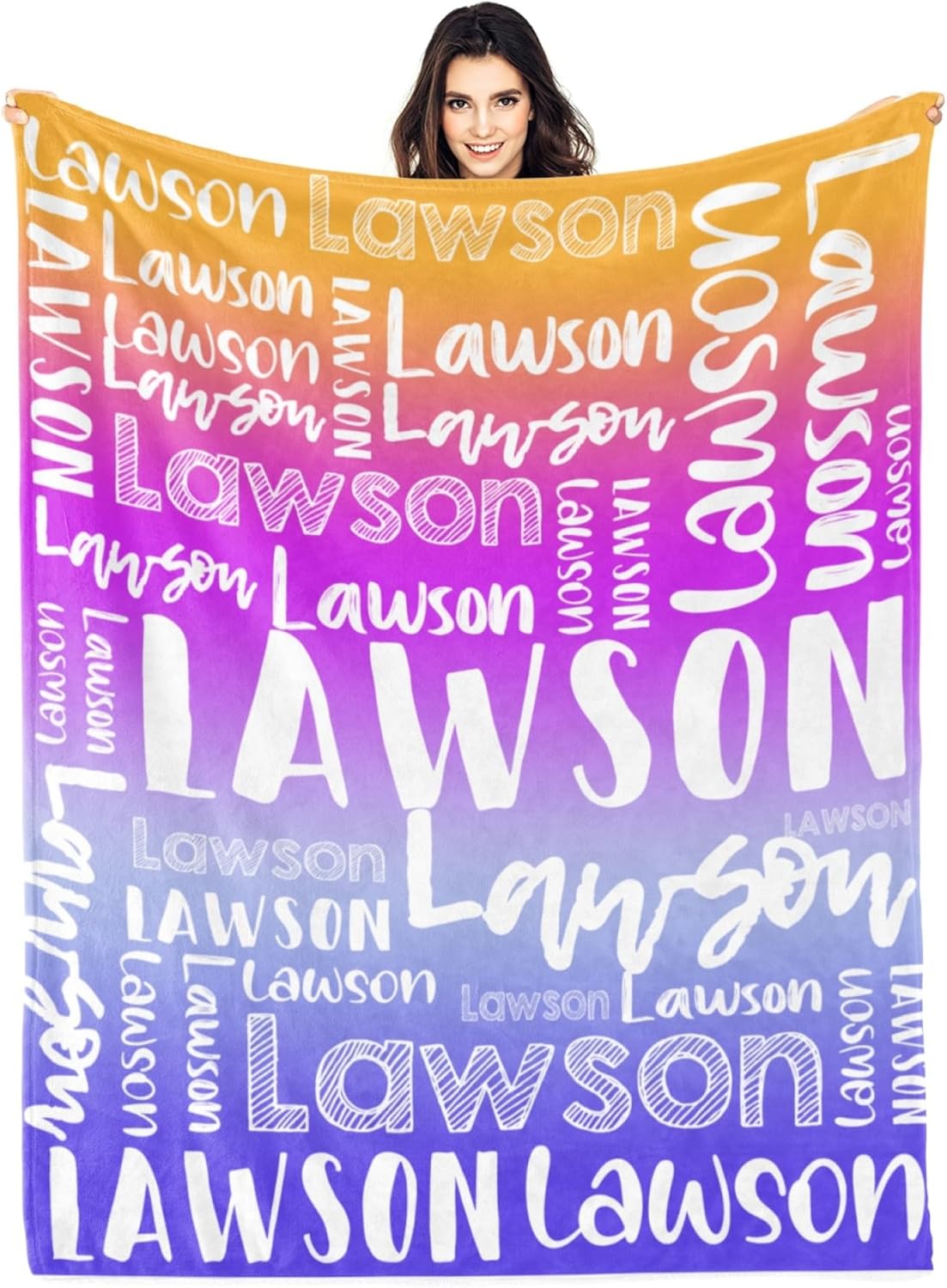 Personalized Blankets with Name for All Ages - Custom Gifts