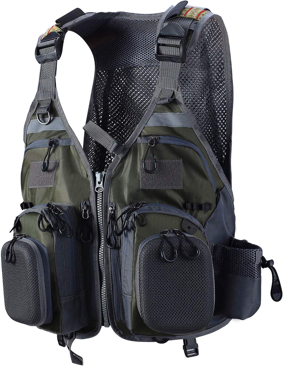 PELLOR Multi-Pocket Fly Fishing Vest - Organize Gear Easily!