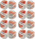 Maboozoo Tie Dye Chunky Yarn 8 Pack for Crocheting & Knitting