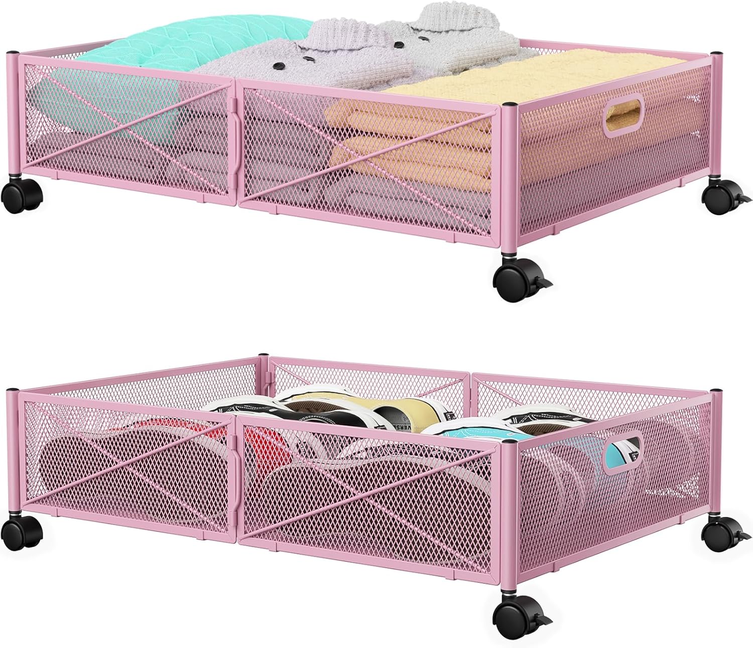 Under Bed Storage Containers with Wheels for Easy Organization