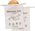 Reusable Beeswax Bread Bag for Homemade Bread - 2 Pack (16x12.5 in)