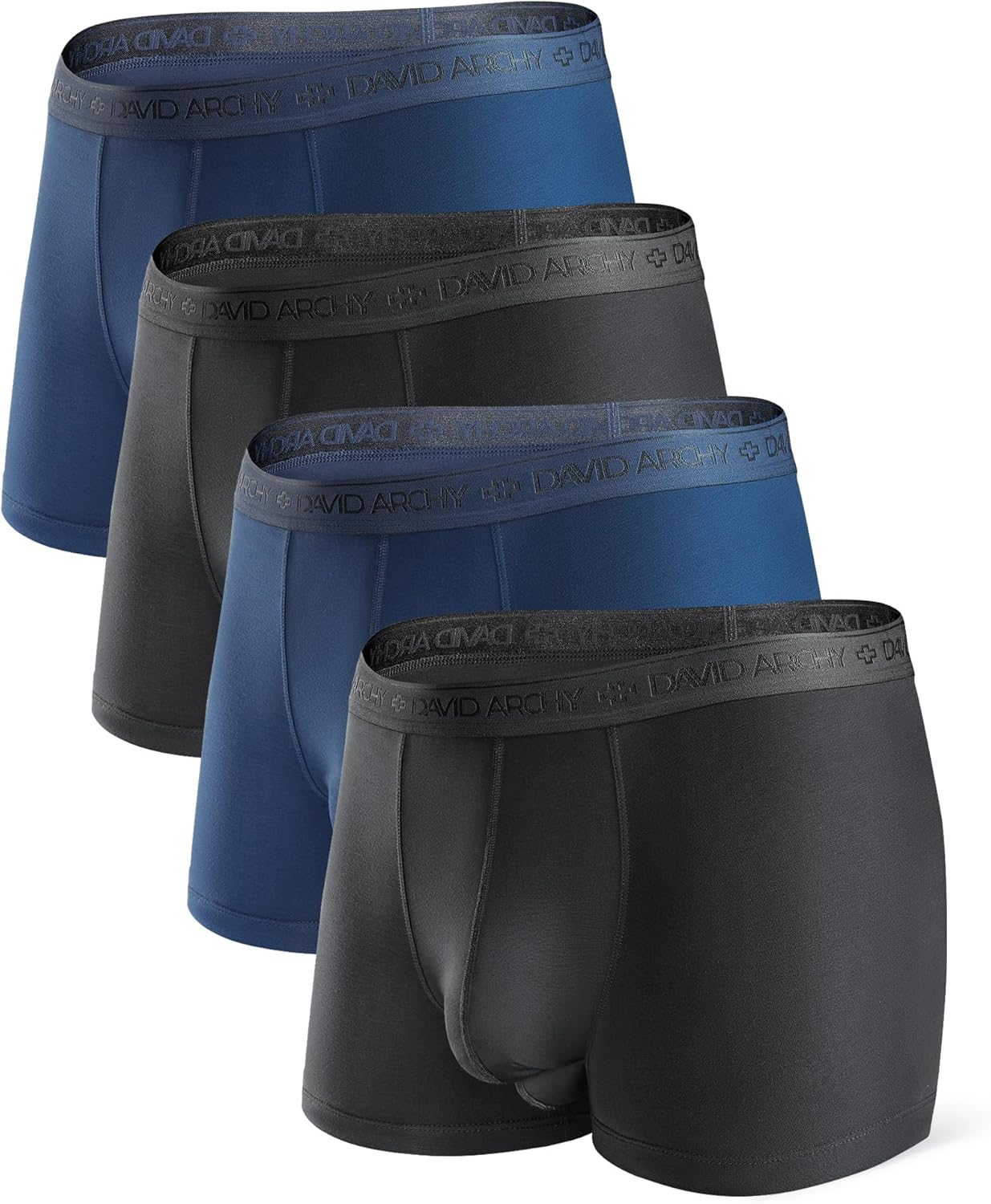 Ultra Soft Modal Dual Pouch Trunks for Men by DAVID ARCHY