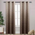 DWCN Ombre Blackout Curtains for Living Room - Energy Saving
