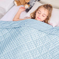 Weighted Blanket 5 Pounds Small Throw for Kids - Cozy Sensory Comfort
