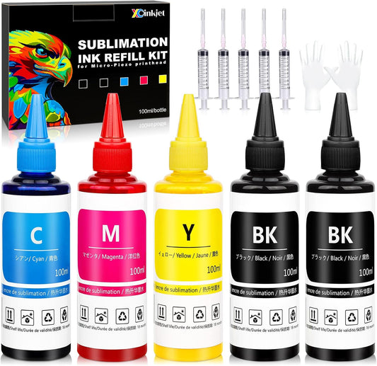 Vibrant Sublimation Ink Set for Multiple Printer Models - Xcinkjet