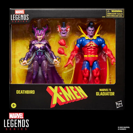 X-Men Marvel Legends Deathbird & Gladiator Collectible Figures