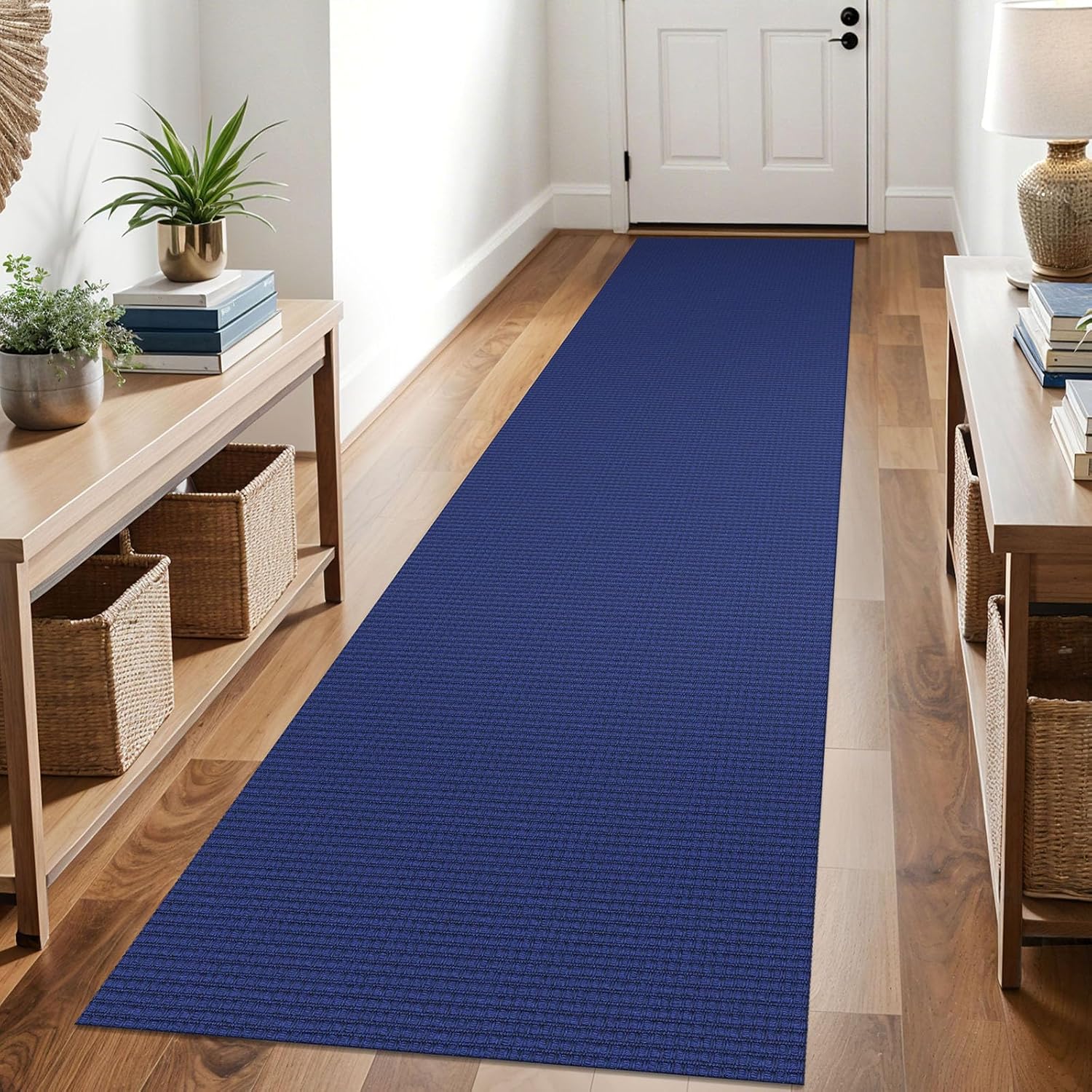 KOZYFLY 2.6x10 ft Washable Non Slip Hallway Runner Rug