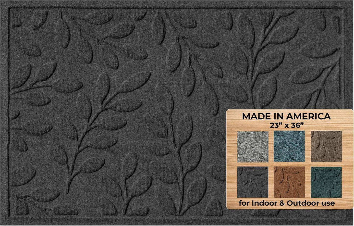 WaterHog Welcome Mat for Indoor/Outdoor, Durable & Stylish