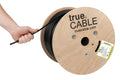 Cat6 Shielded Riser Ethernet Cable 1000ft Black - 550MHz Performance