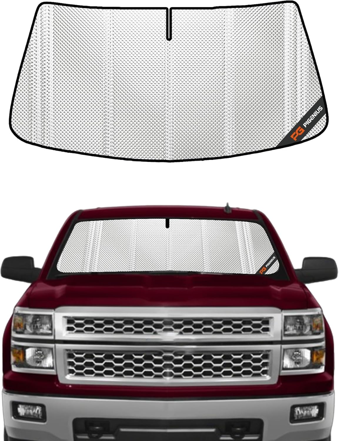 Windshield Sun Shade for Chevrolet Silverado/GMC Sierra 1500