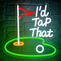 Id Tap That Neon Sign for Unique Golf Wall Decor and Gifts