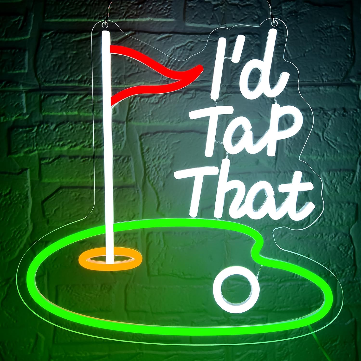 Id Tap That Neon Sign for Unique Golf Wall Decor and Gifts