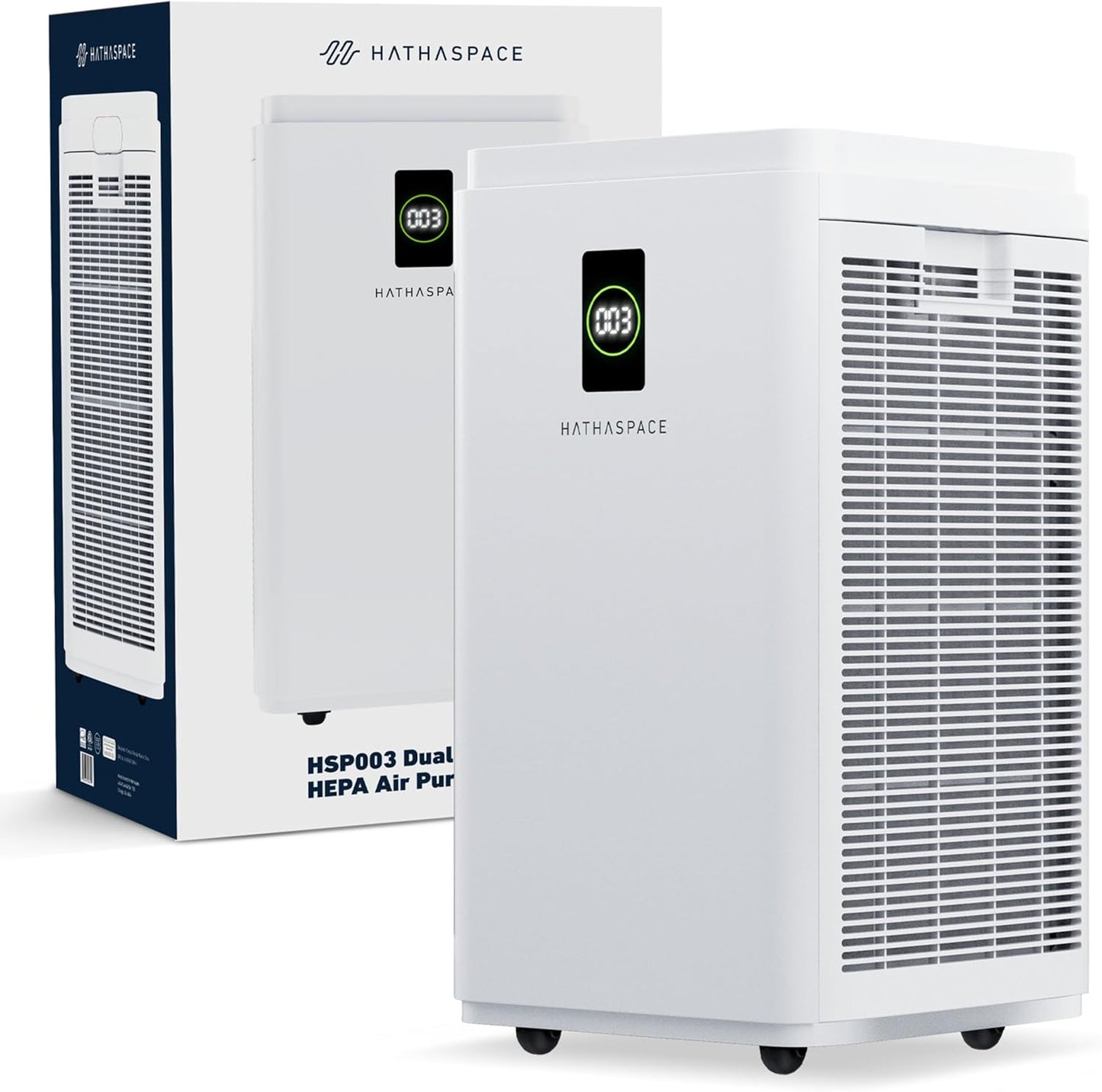 HATHASPACE HEPA Air Purifier - Eliminate 99.9% Allergens