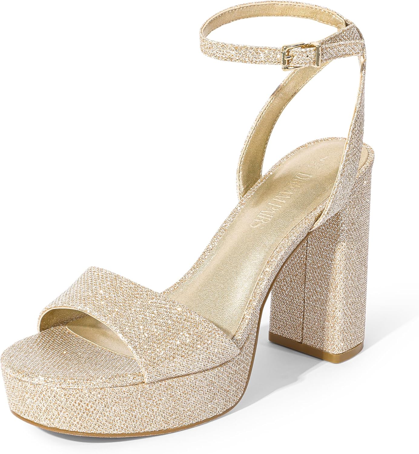 DREAM PAIRS Platform High Heels for Women - Stylish Chunky Sandals