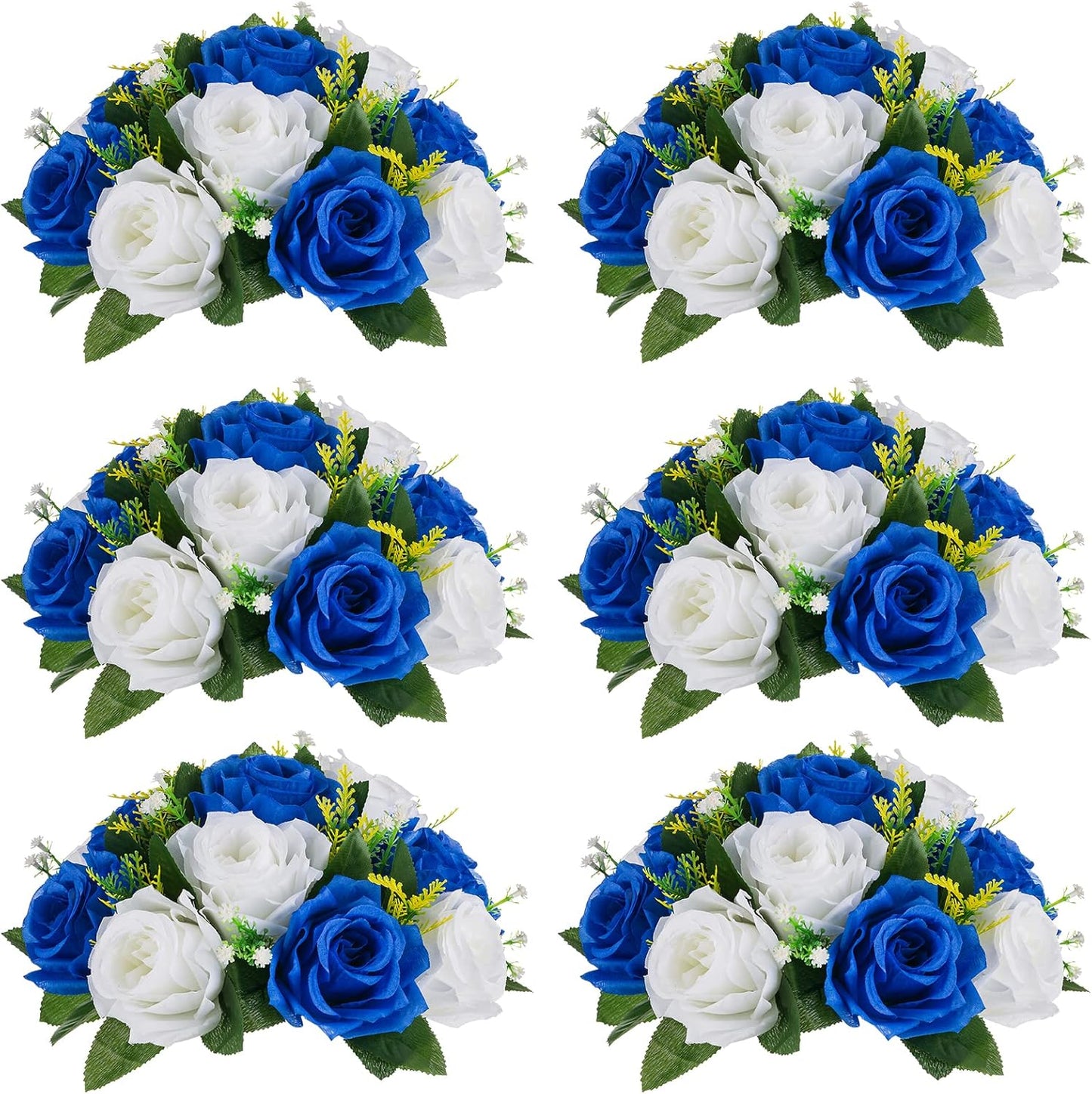 NUPTIO Flower Balls for Wedding Centerpieces - 6 Pcs 9.5in