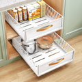 Pull out Cabinet Organizer Fixed with Adhesive Nano Film - Slide Out