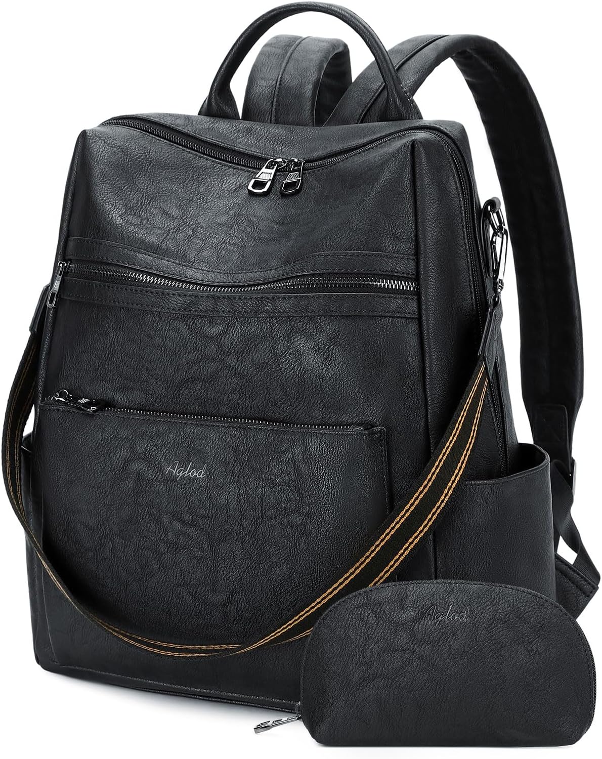 Vegan Leather Laptop Backpack for Women with Stylish Design