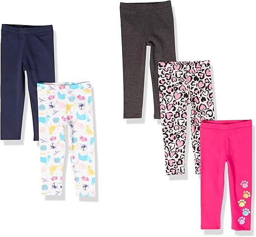 Comfortable and Stylish Girls and Toddlers' Leggings Multipacks