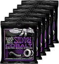6 Sets of Cobalt 2720 Power Slinky.011-.048 Guitar Strings - Clear